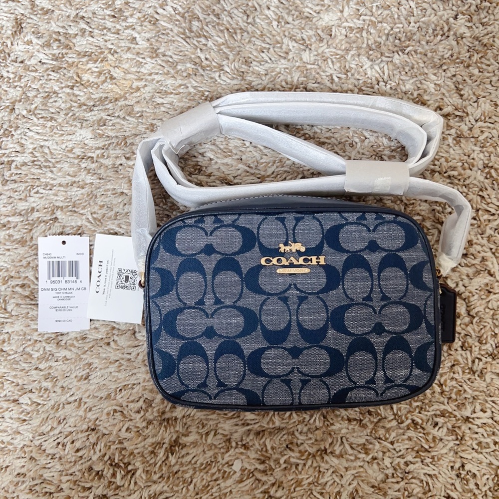 Coach Mini Jamie Camera Bag In Signature Chambray - Picture 7 of 7